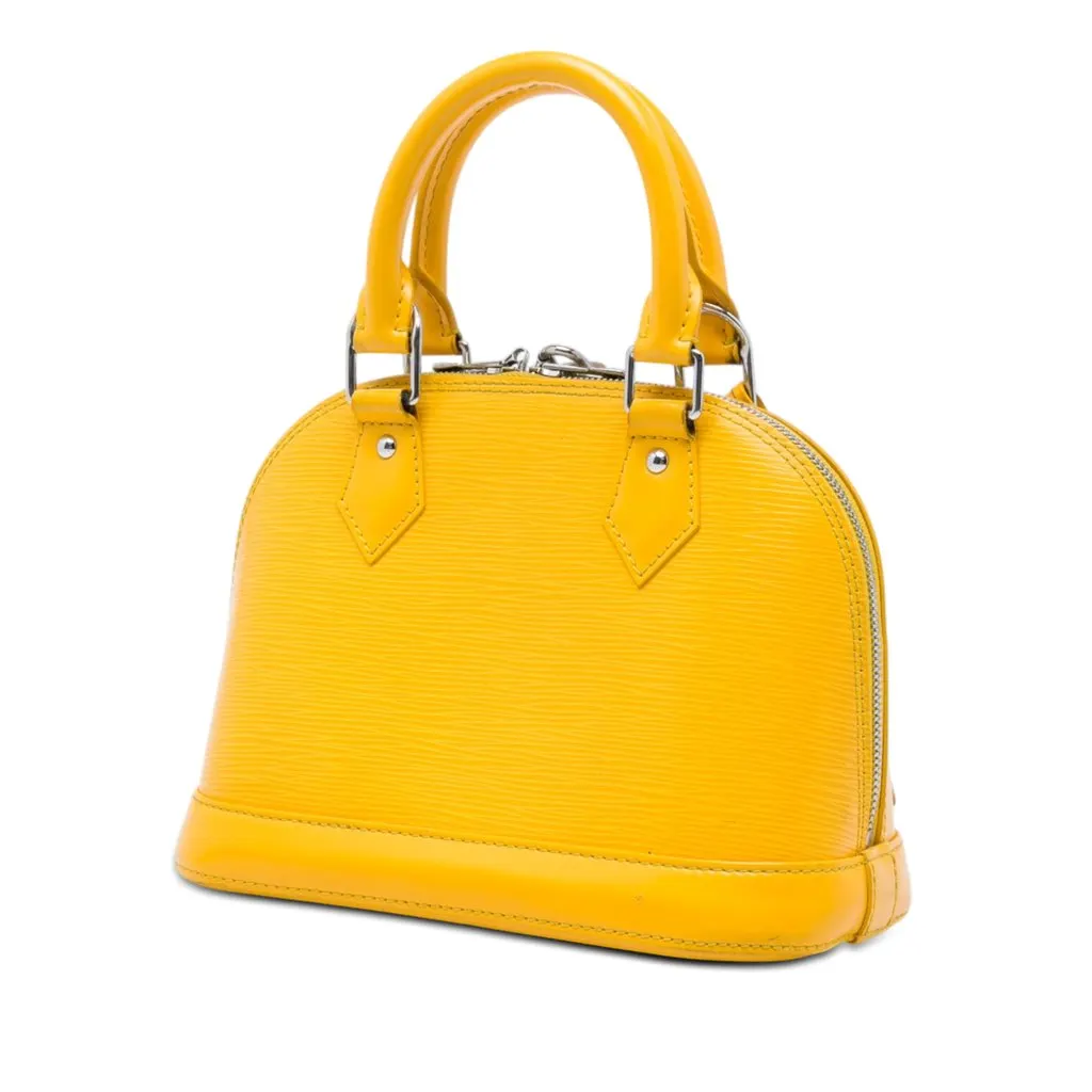 Louis Vuitton Epi Alma BB Yellow Leather Very good - Back View
