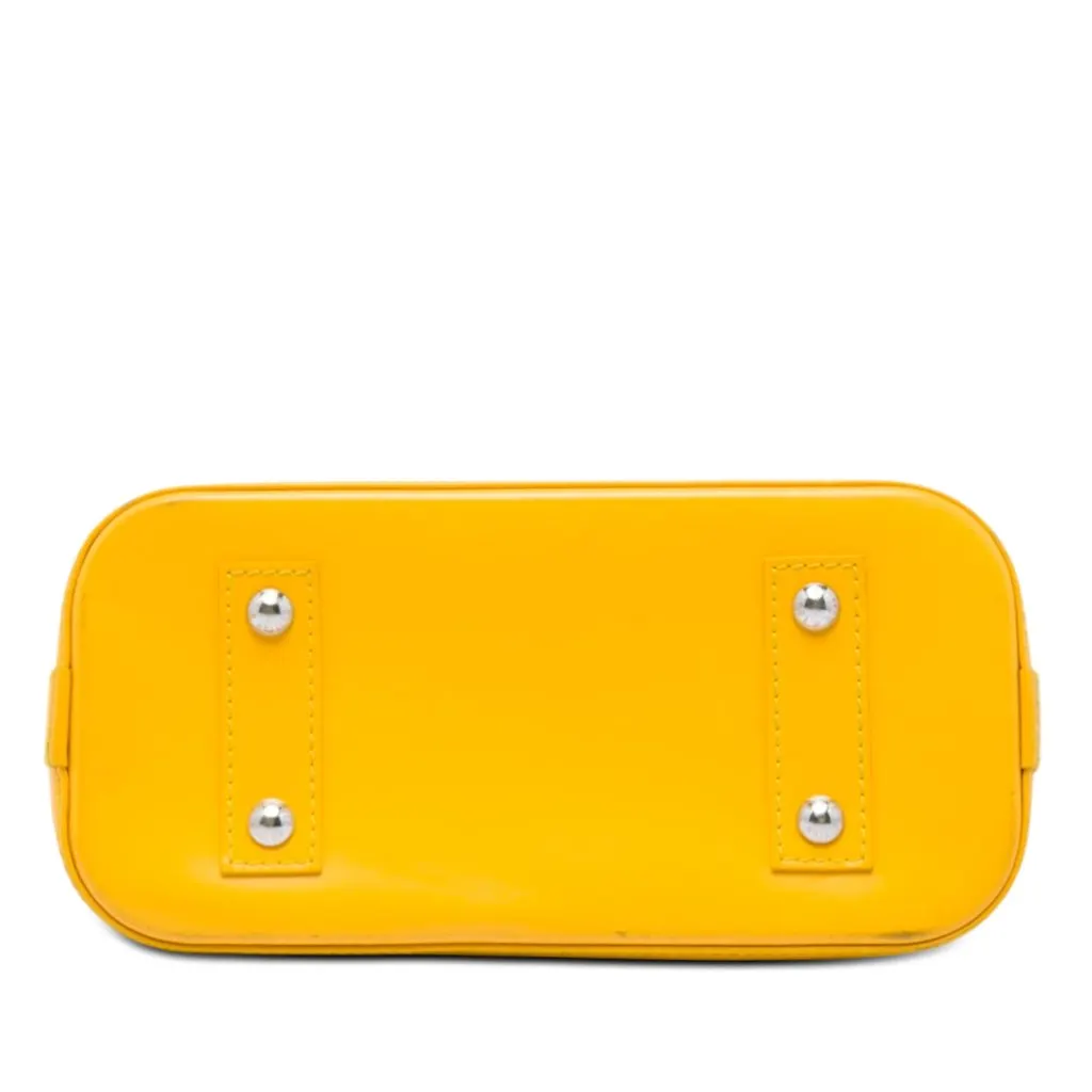 Louis Vuitton Epi Alma BB Yellow Leather Very good - Inside View