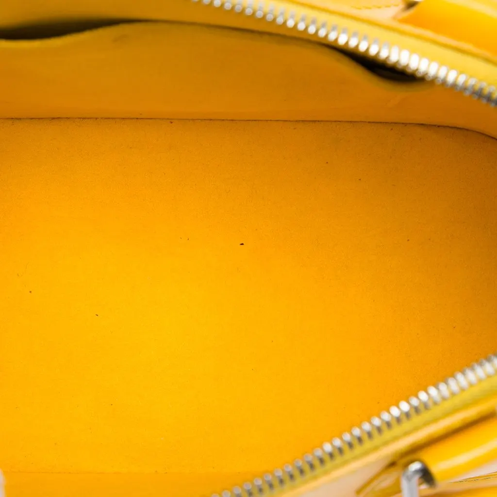 Louis Vuitton Epi Alma BB Yellow Leather Very good - Model View