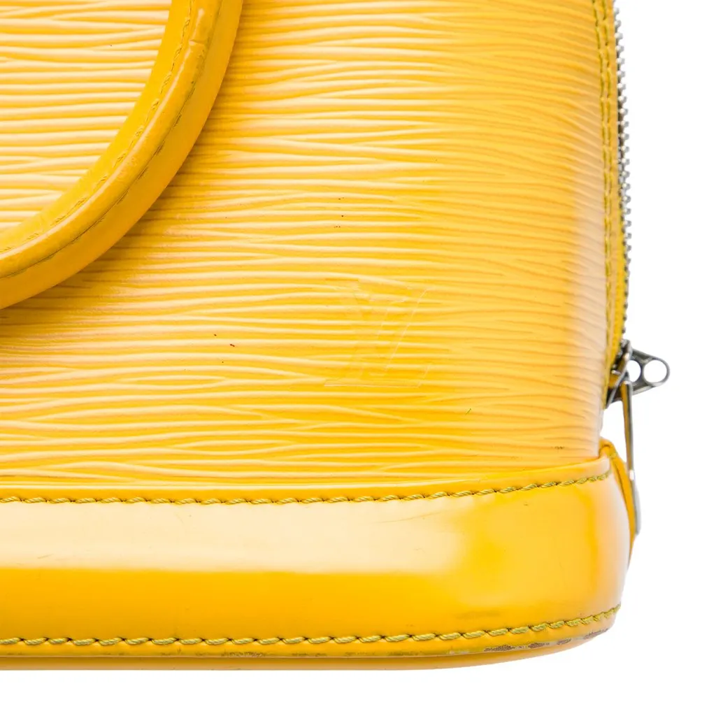Louis Vuitton Epi Alma BB Yellow Leather Very good - Box View