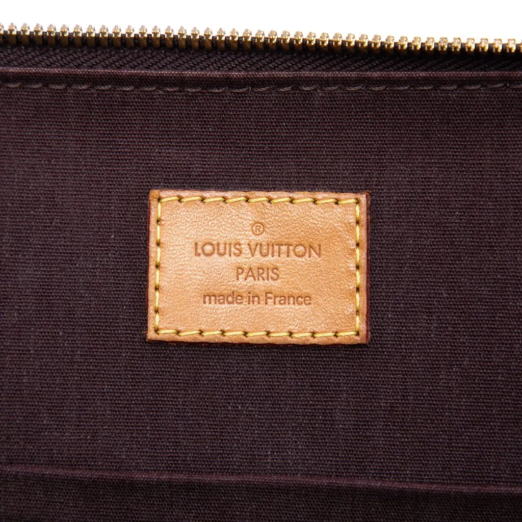Louis Vuitton Monogram Vernis Alma PM Purple Leather Very good - Box View