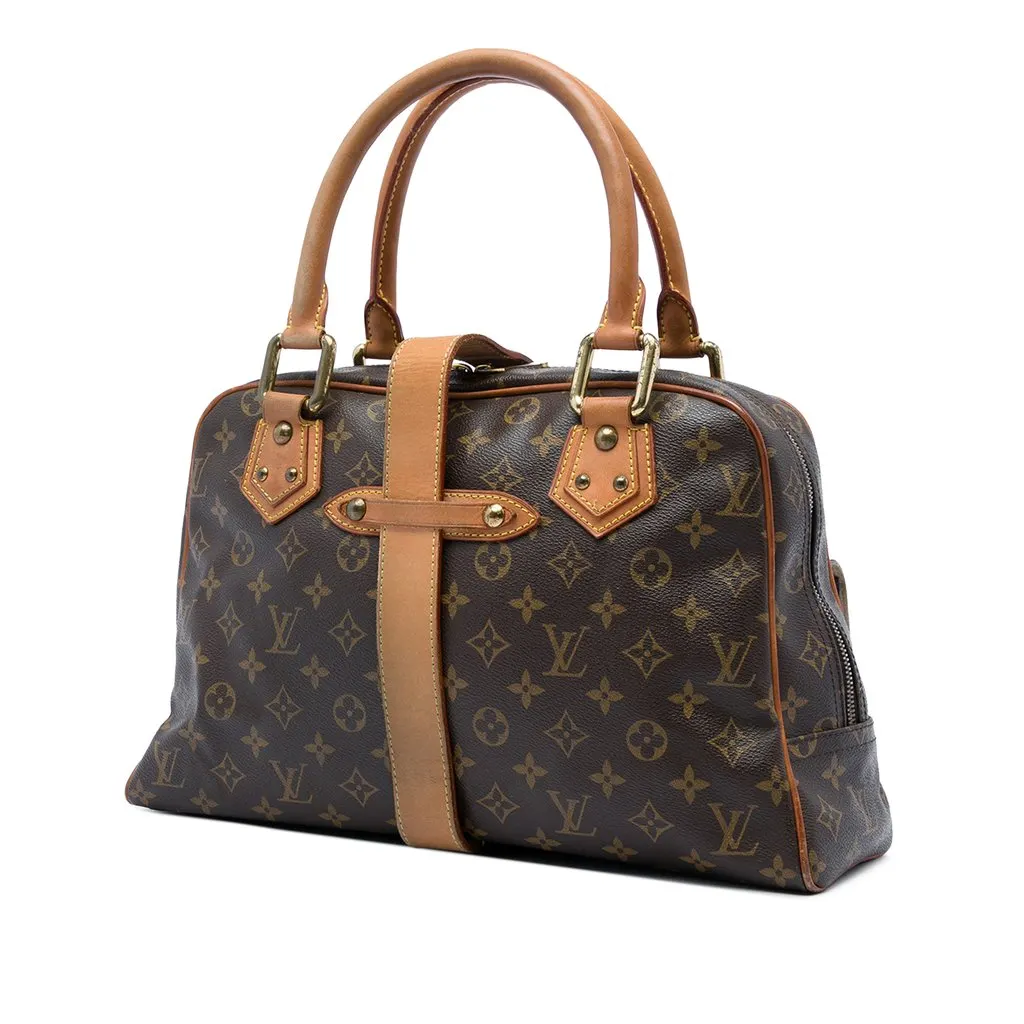 Louis Vuitton Monogram Manhattan GM Brown Very good - Back View