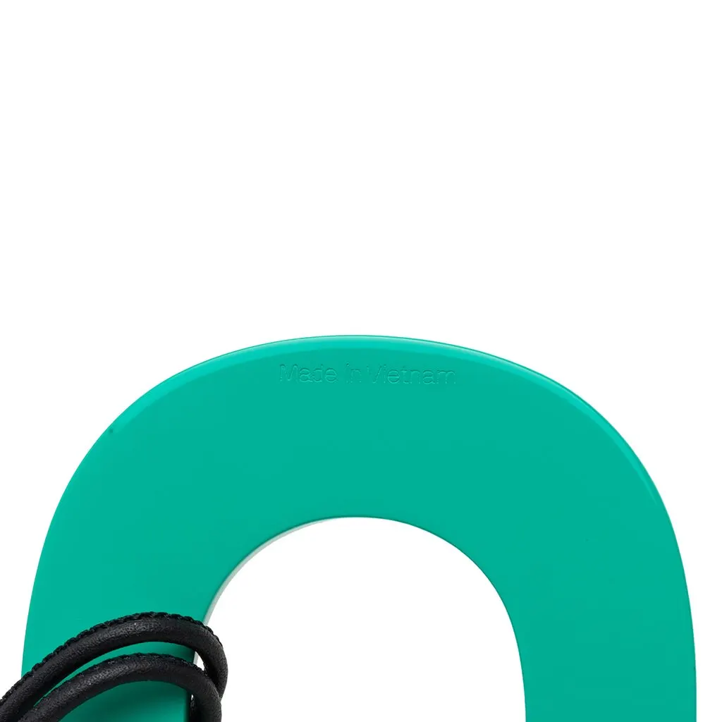 Hermès Lacquered Isthme Pop Pendant Necklace PM Green Very good - Box View