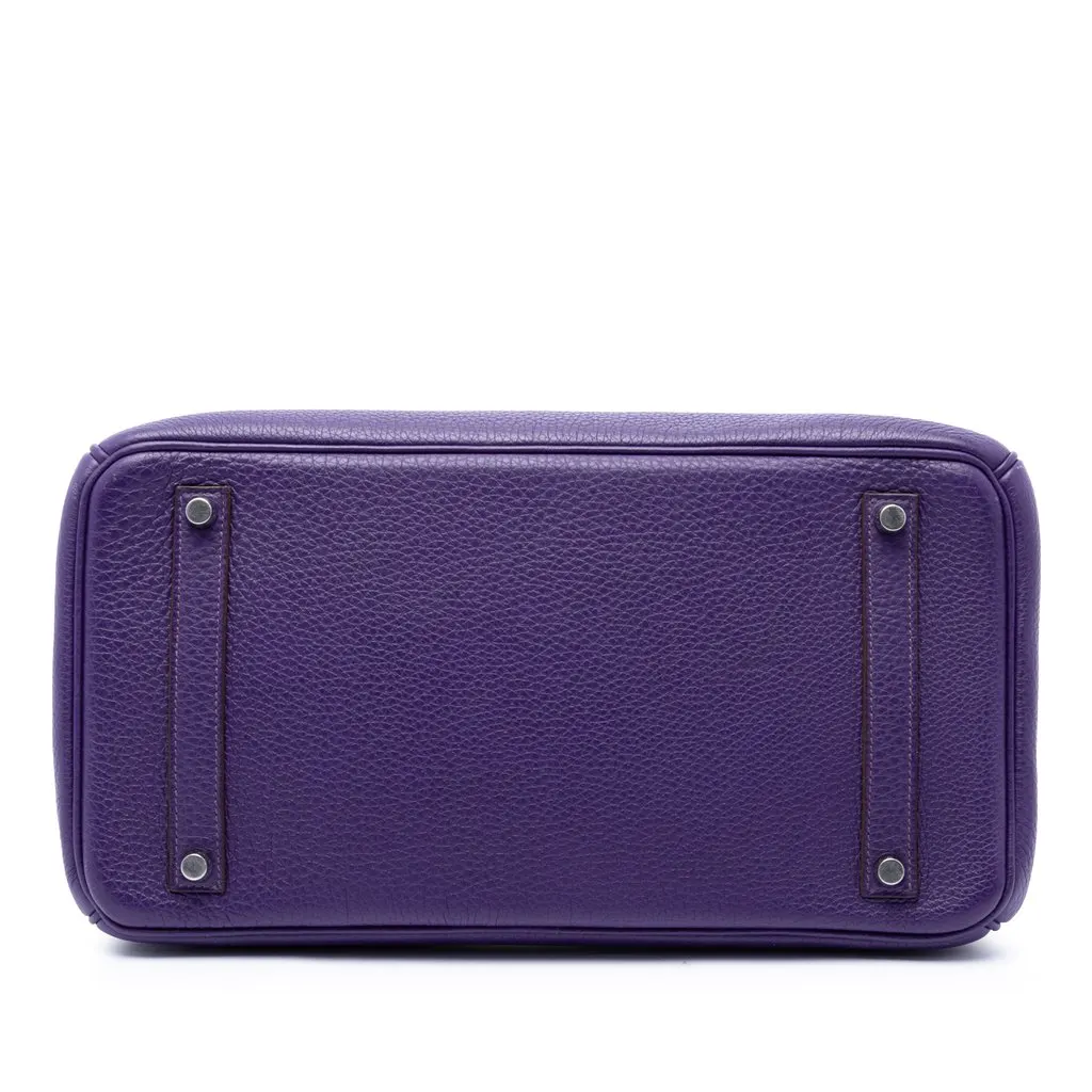 Hermès Togo Birkin Retourne 35 Purple Leather Very good - Inside View