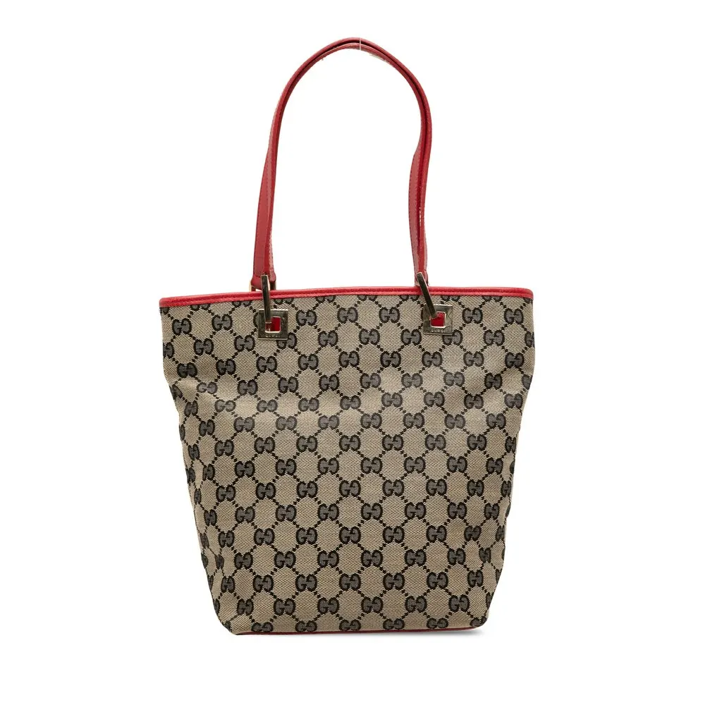 Gucci GG Canvas Tote Beige Canvas Very good - Front View