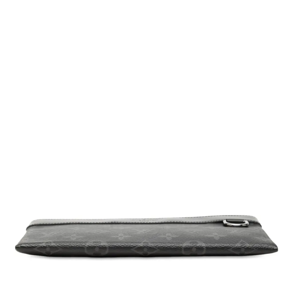 Louis Vuitton Monogram Eclipse Pochette Discovery PM Black Canvas Very good - Inside View