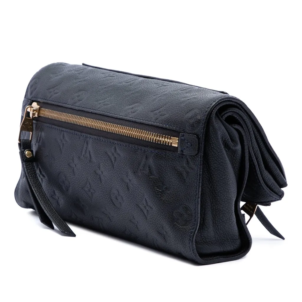 Louis Vuitton Monogram Empreinte Petillante Blue Leather Very good - Back View