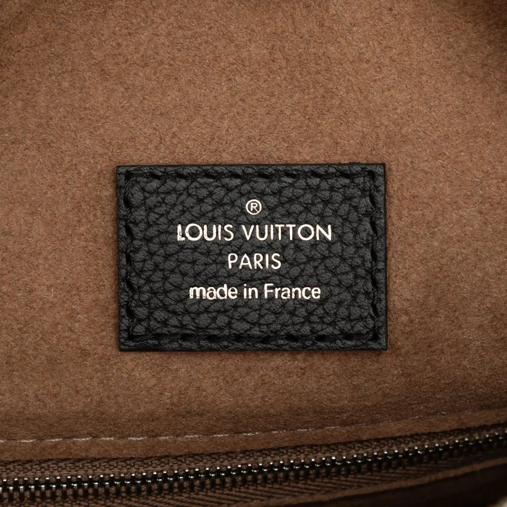 Louis Vuitton Monogram Mahina Babylone Chain BB Black Leather Very good - Box View