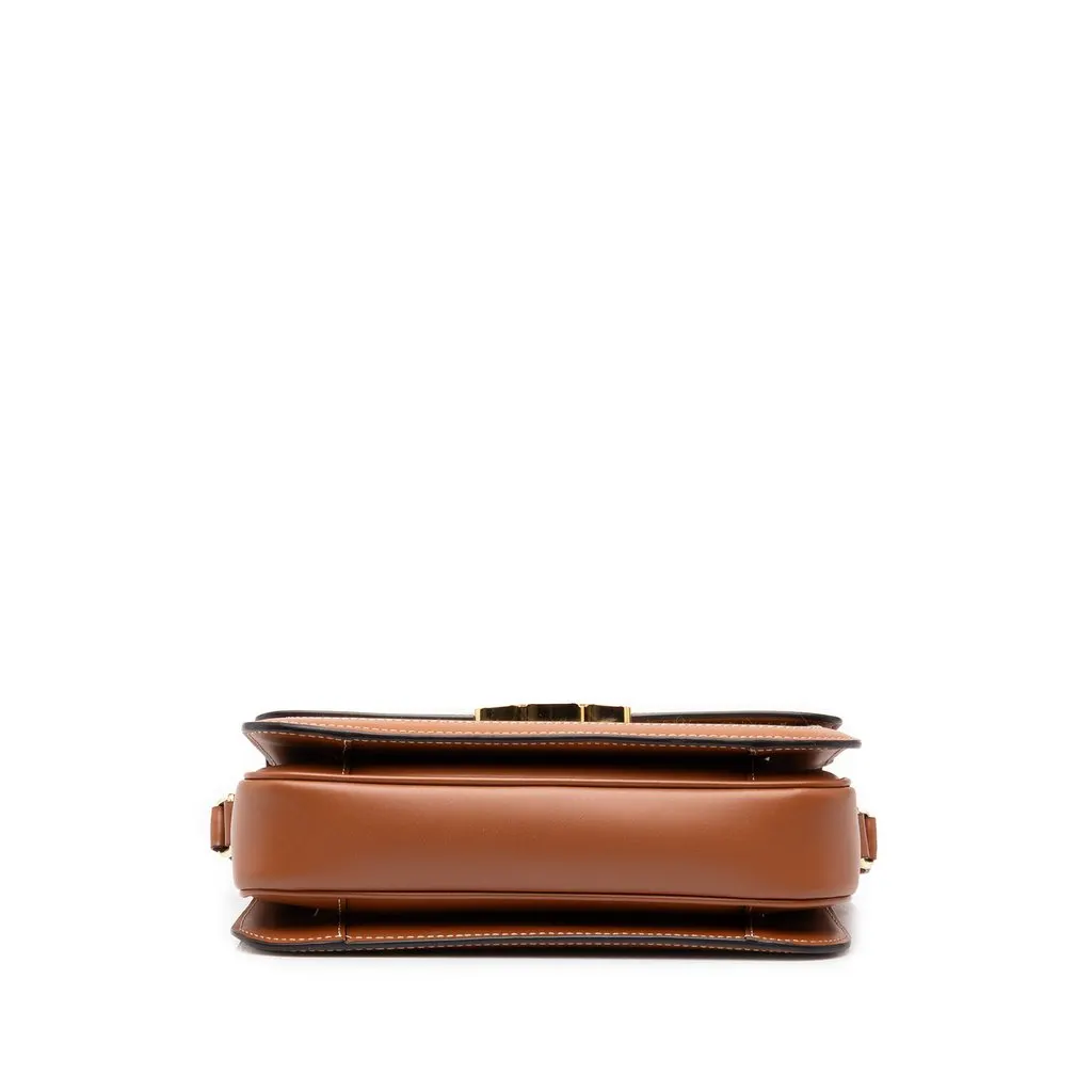 Celine Classique Canvas and Calfskin Triomphe Crossbody Beige Canvas Very good - Inside View