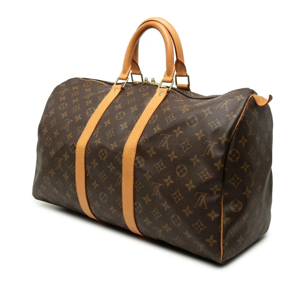 Louis Vuitton Monogram Keepall 45 Brown Very good - Back View