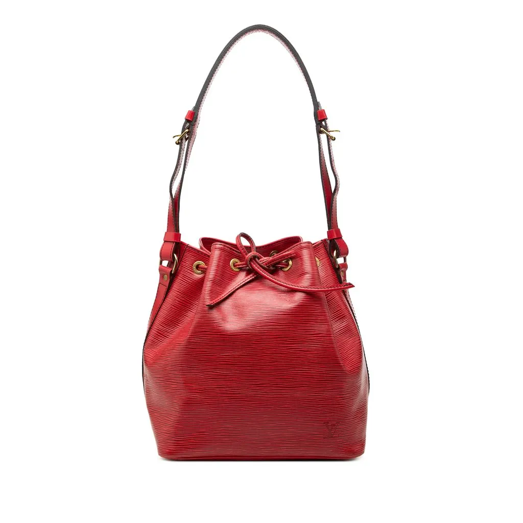Louis Vuitton Epi Petit Noe Red Leather Very good - Front View