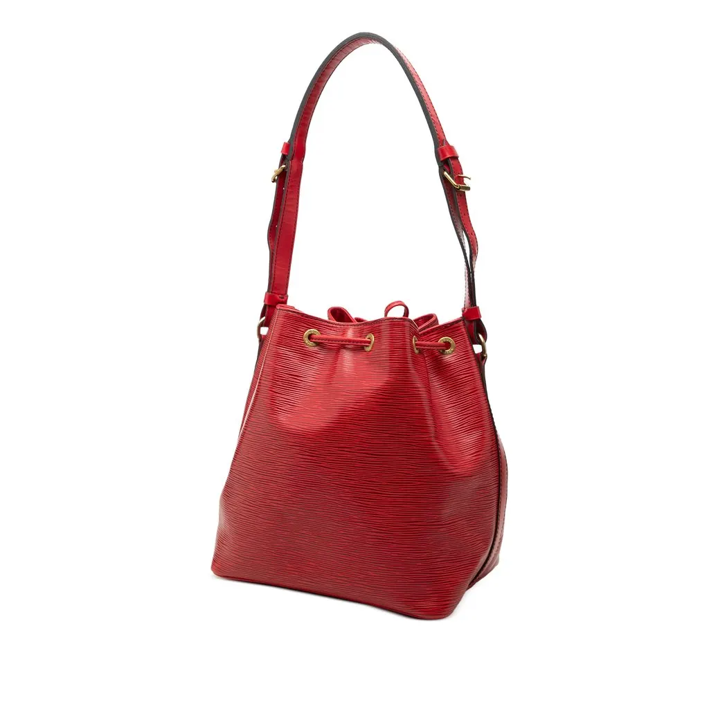 Louis Vuitton Epi Petit Noe Red Leather Very good - Back View