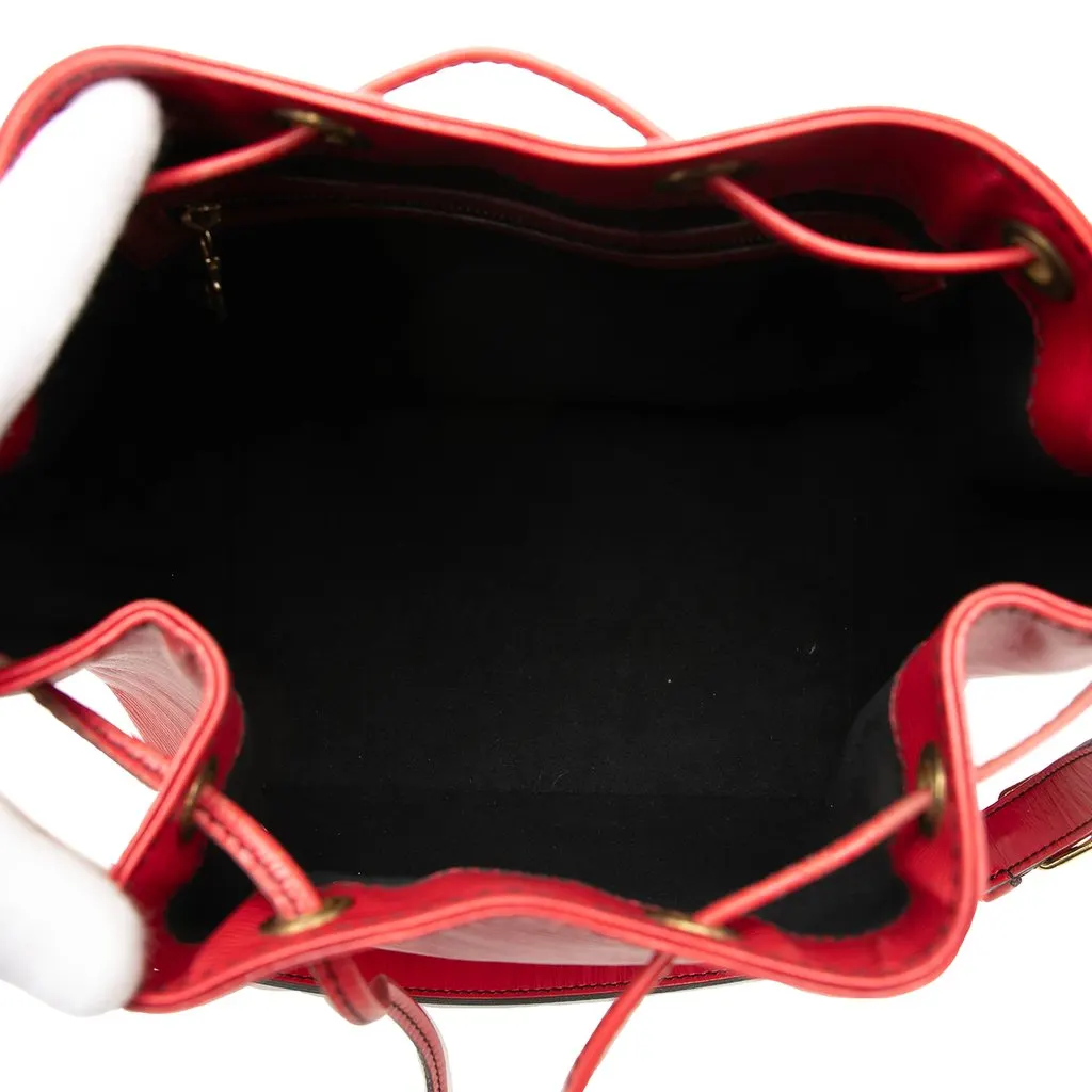 Louis Vuitton Epi Petit Noe Red Leather Very good - Model View
