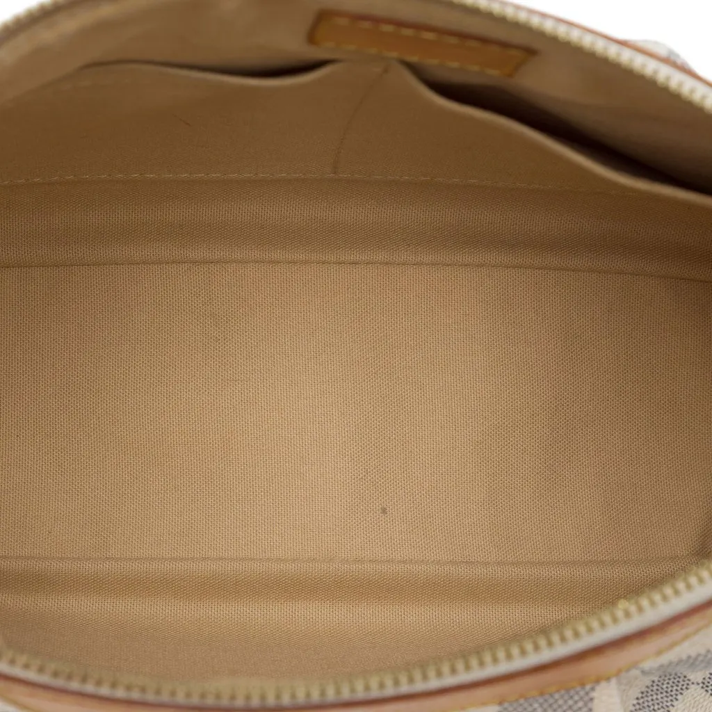 Louis Vuitton Damier Azur Siracusa PM White Canvas Very good - Model View