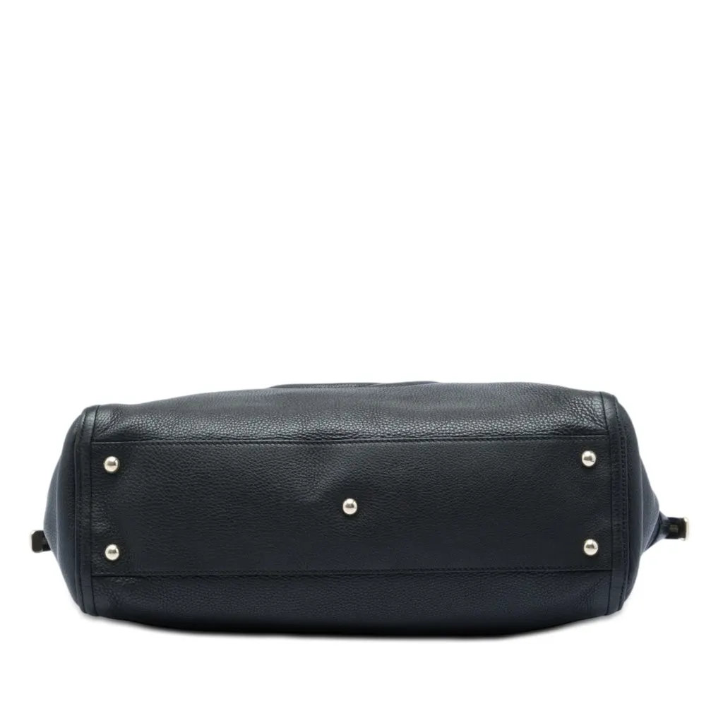 Gucci Large Calfskin Soho Working Tote Black Leather Very good - Inside View