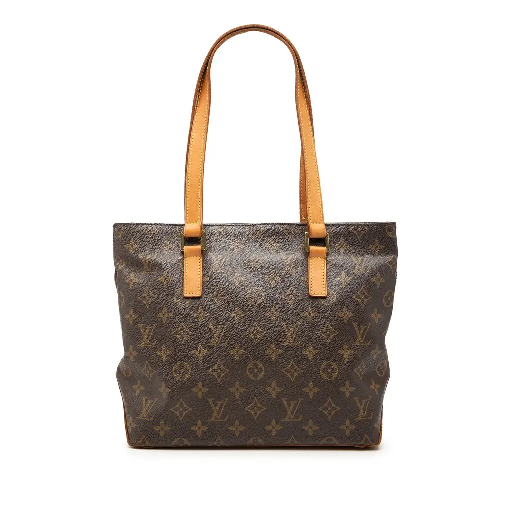 Louis Vuitton Monogram Cabas Piano Brown Canvas Good - Front View