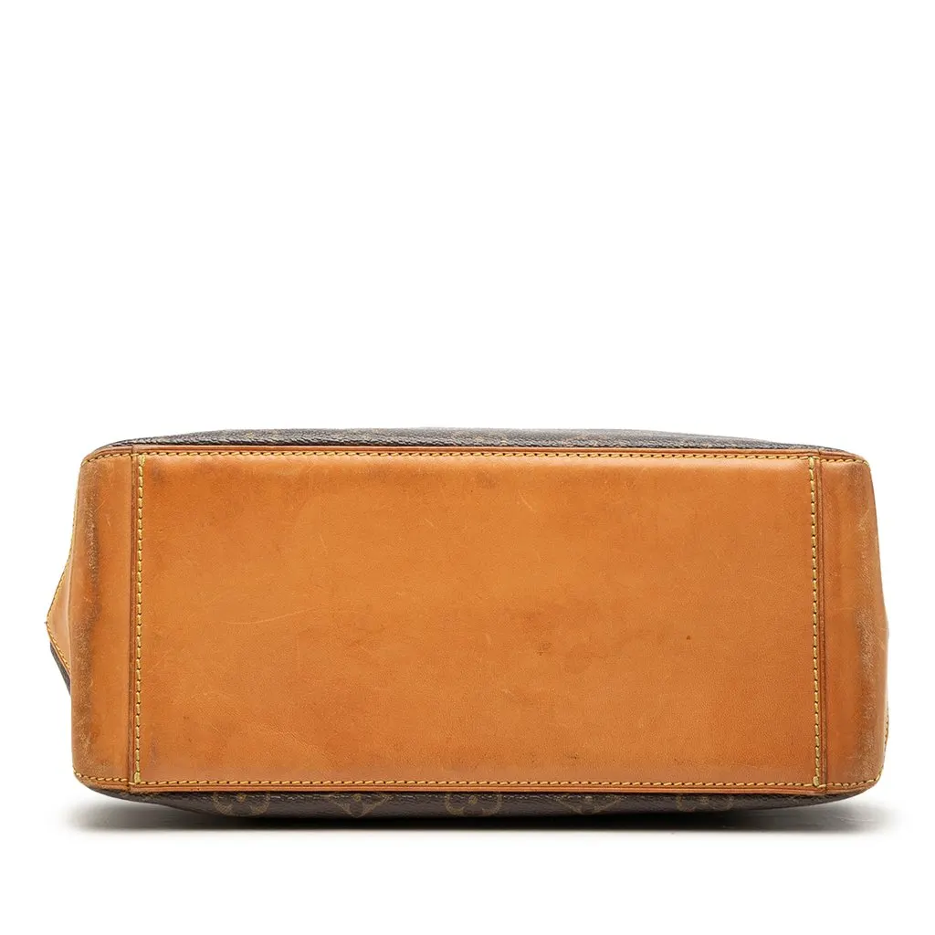 Louis Vuitton Monogram Cabas Piano Brown Canvas Good - Inside View