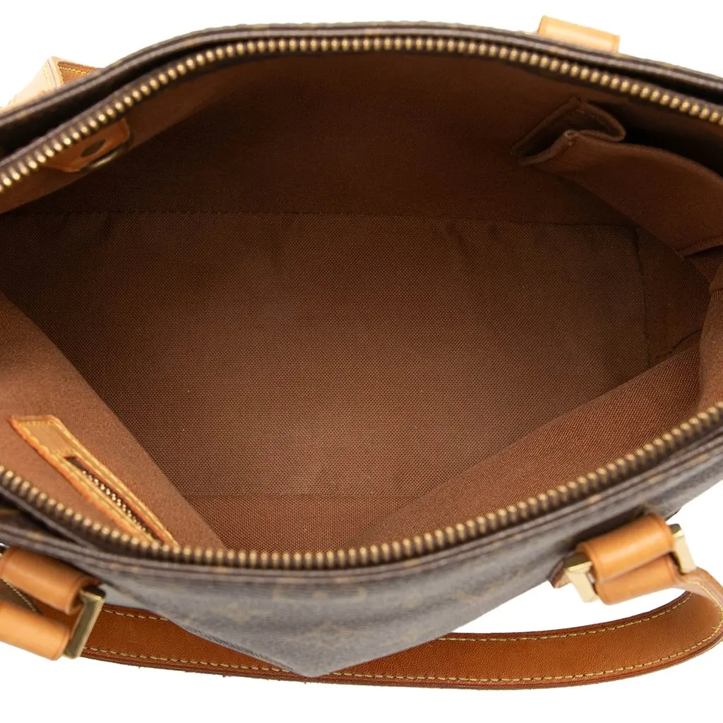 Louis Vuitton Monogram Cabas Piano Brown Canvas Good - Model View