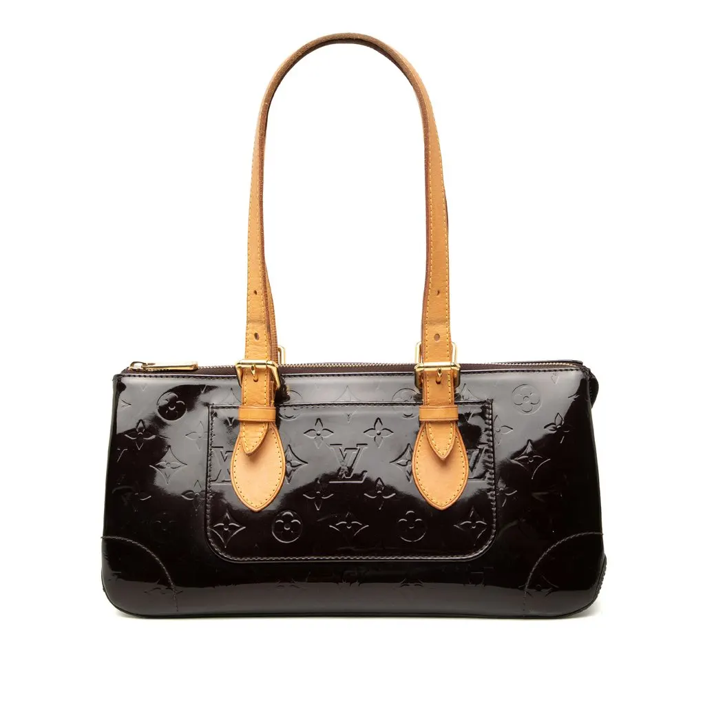 Louis Vuitton Monogram Vernis Rosewood Avenue Purple Leather Very good - Front View