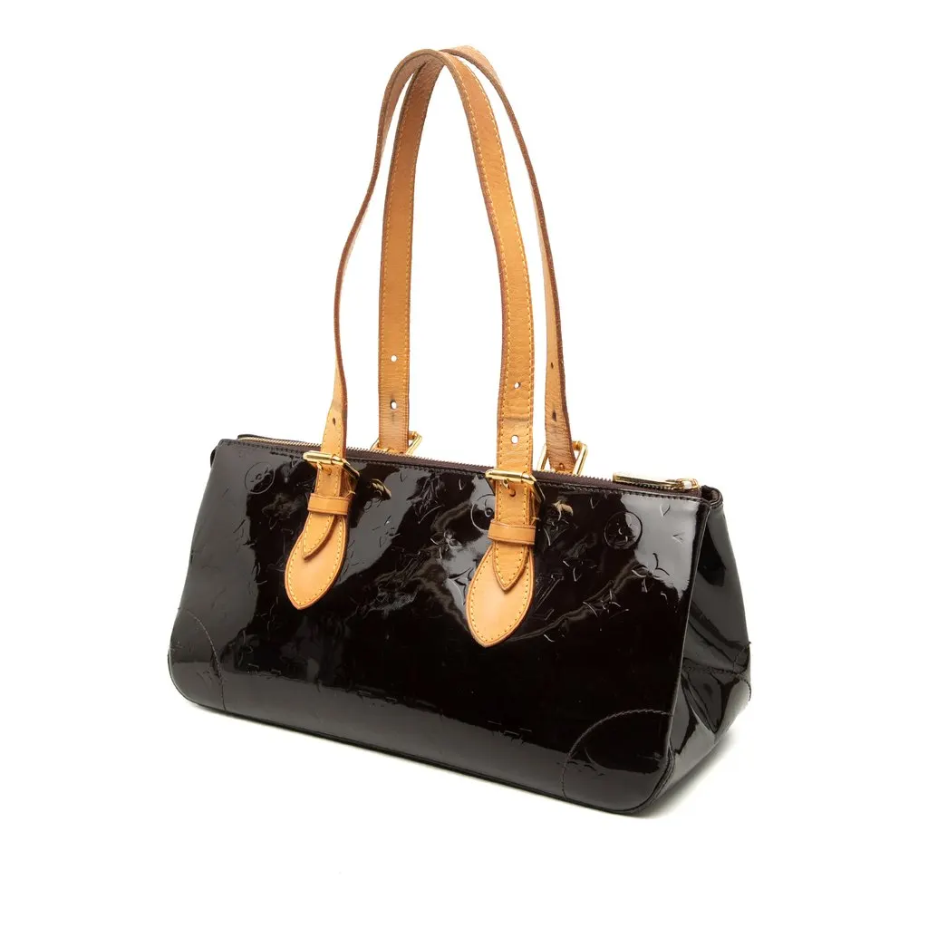 Louis Vuitton Monogram Vernis Rosewood Avenue Purple Leather Very good - Back View