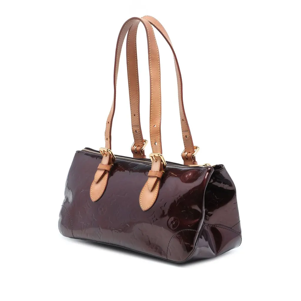 Louis Vuitton Monogram Vernis Rosewood Avenue Purple Leather Good - Back View
