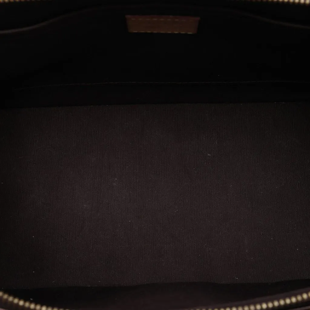 Louis Vuitton Monogram Vernis Rosewood Avenue Purple Leather Good - Model View