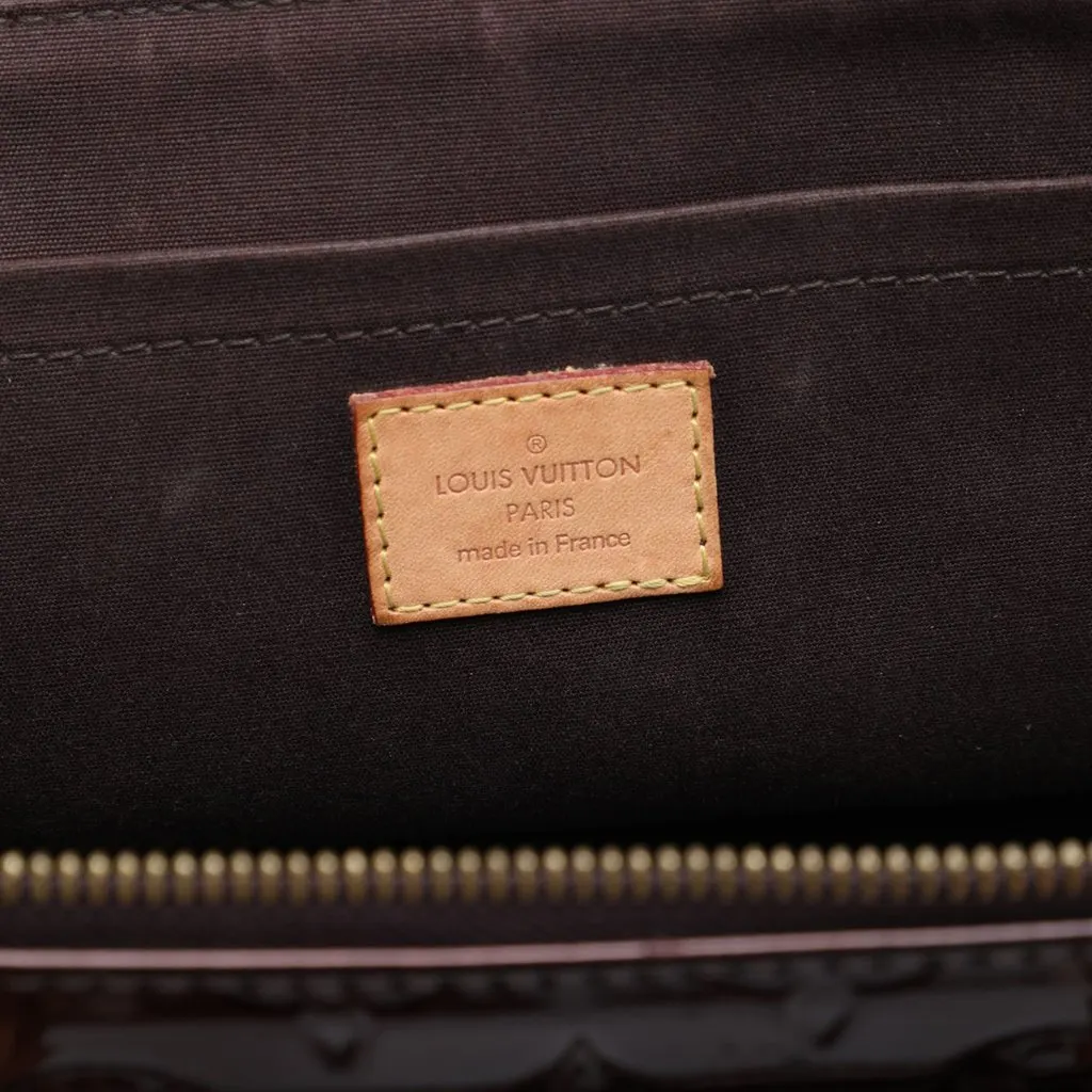 Louis Vuitton Monogram Vernis Rosewood Avenue Purple Leather Good - Box View