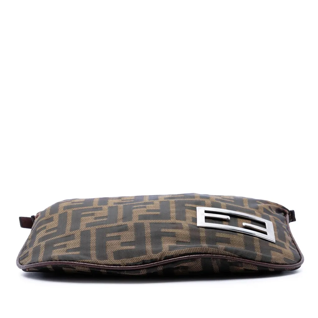 Fendi Zucca Canvas Shoulder Bag Brown Very good - Inside View