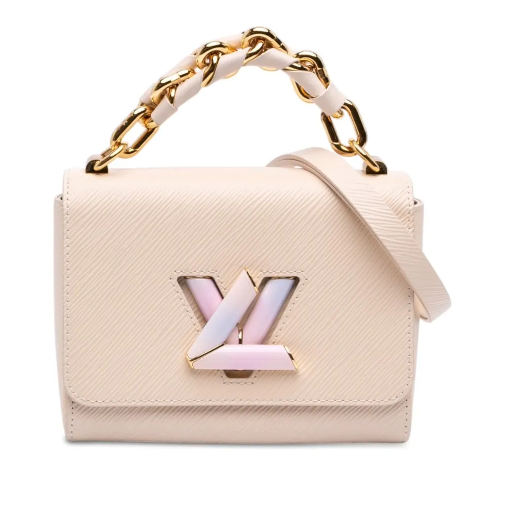 Louis Vuitton Epi Twist PM Brown Leather Very good - Front View