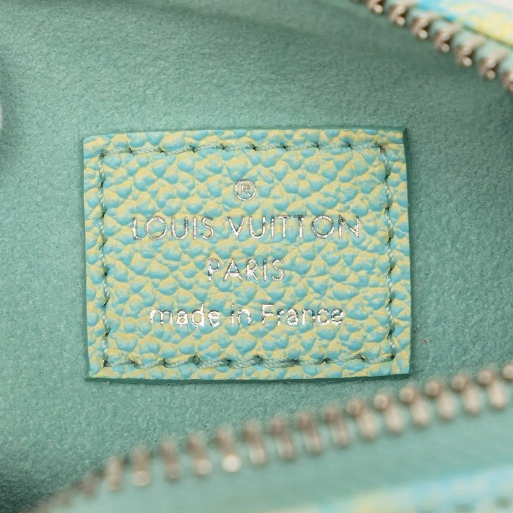Louis Vuitton Monogram Empreinte Summer Stardust Nano Speedy Green Leather Very good - Box View