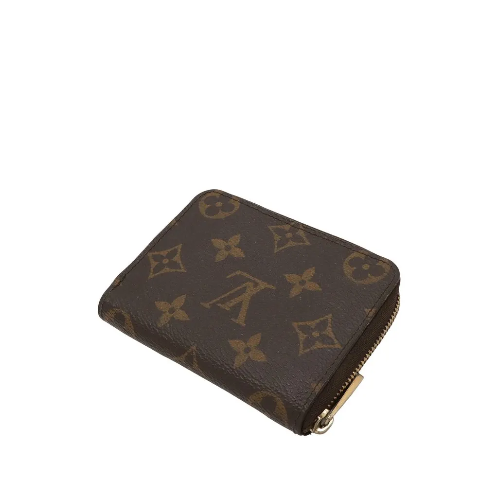 Louis Vuitton Monogram Zippy Coin Purse Brown Very good - Back View