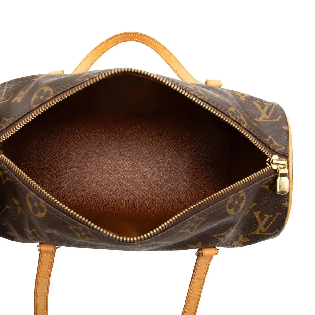 Louis Vuitton Monogram Papillon 28 Brown Canvas Good - Model View