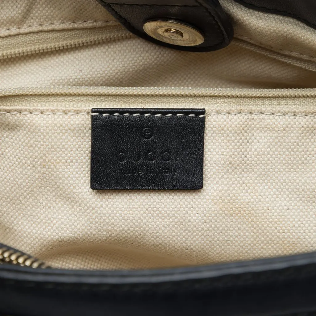 Gucci GG Canvas Sukey Tote Black Canvas Good - Box View