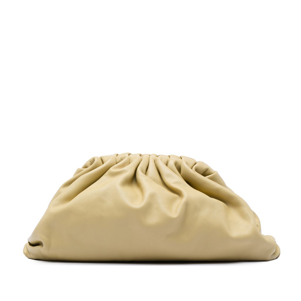 Bottega Veneta Lambskin The Pouch Beige | Libas Collective