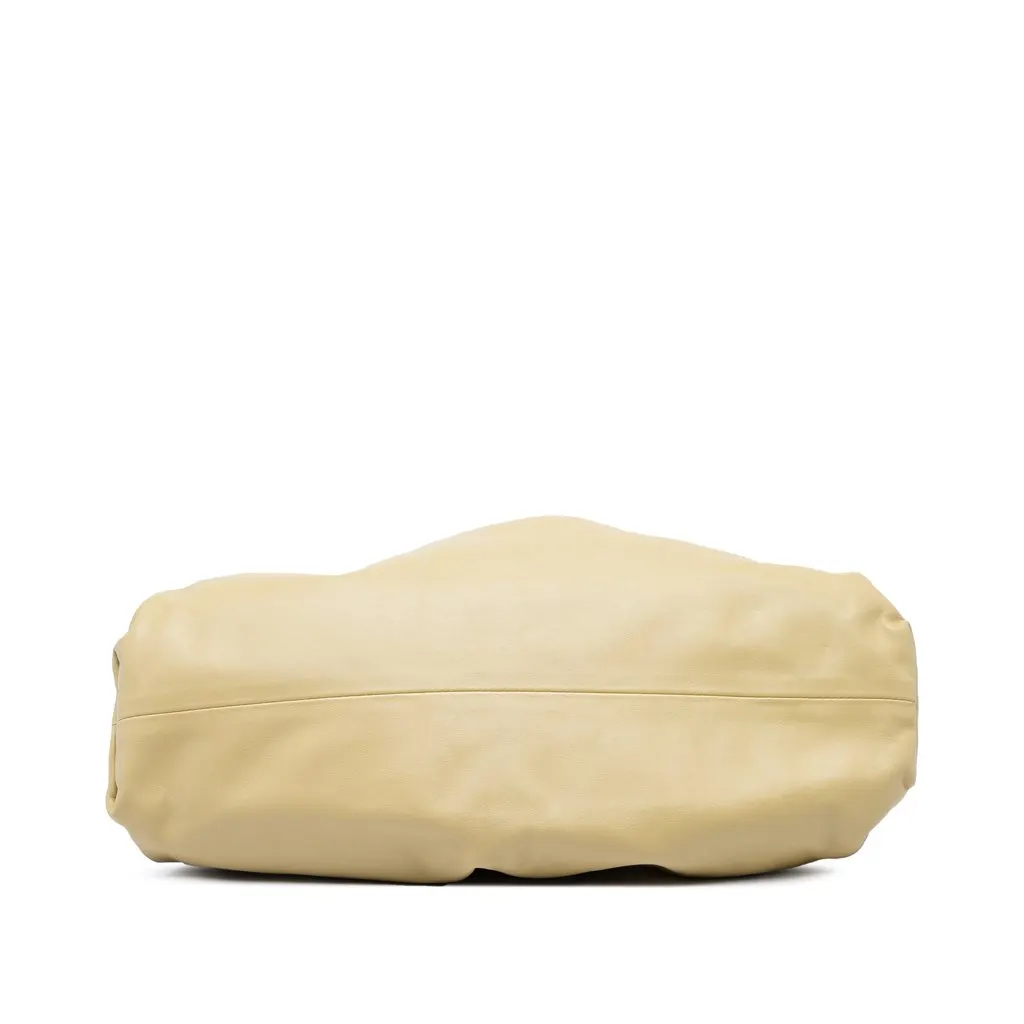 Bottega Veneta Lambskin The Pouch Beige Leather Very good - Inside View