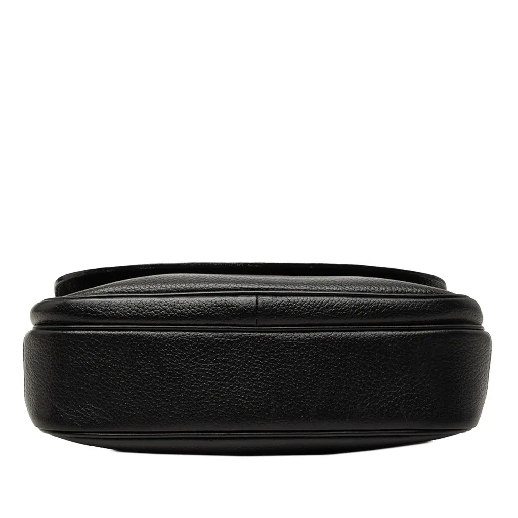 Burberry Leather Crossbody Black Leather Good - Inside View