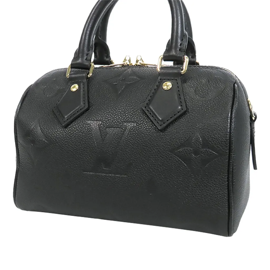 Louis Vuitton Monogram Giant Empreinte Speedy Bandouliere 20 Black Leather Very good - Back View
