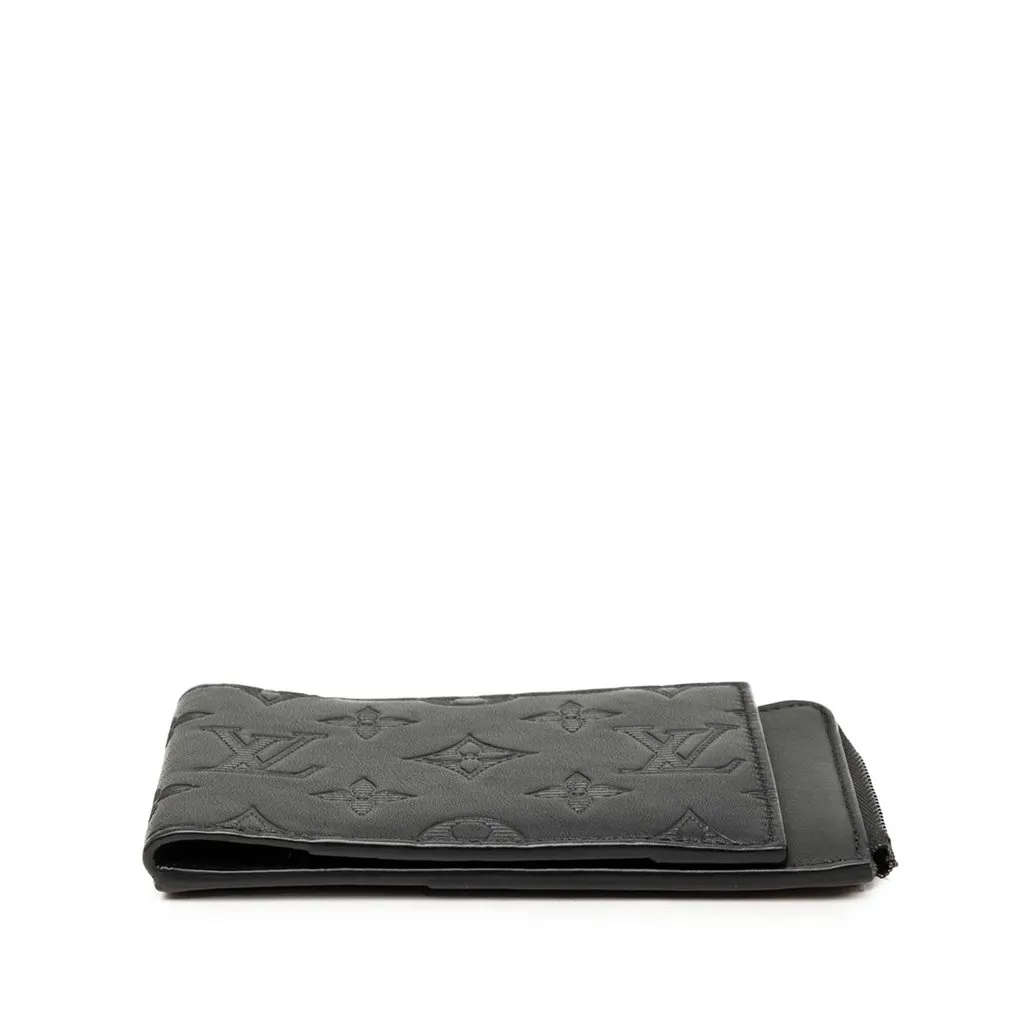 Louis Vuitton Monogram Shadow Hybrid Wallet Black Leather Very good - Inside View