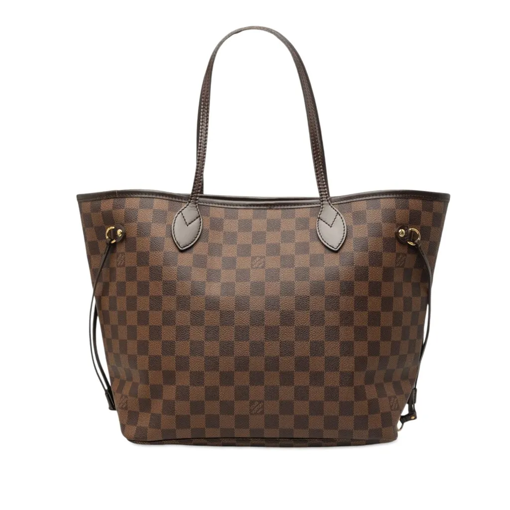 Louis Vuitton Damier Ebene Neverfull MM Brown Very good - Front View