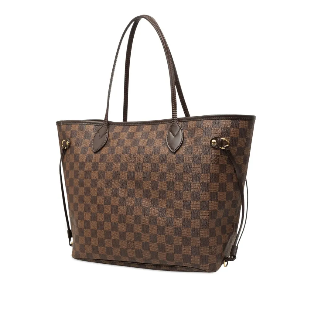 Louis Vuitton Damier Ebene Neverfull MM Brown Very good - Back View