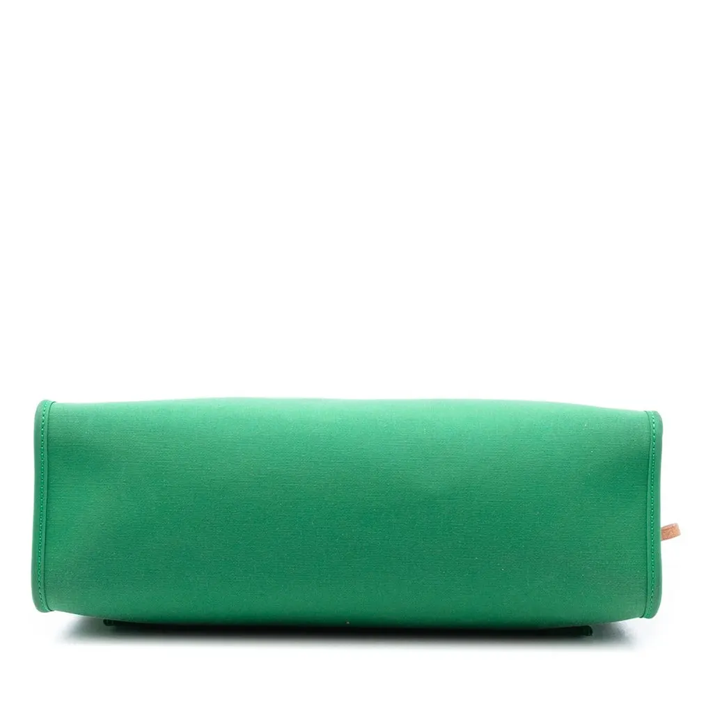 Hermès Toile Herbag Zip 31 Green Very good - Inside View