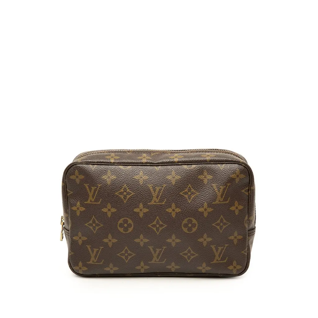 Louis Vuitton Monogram Trousse Toilette 23 Brown Canvas Very good - Front View