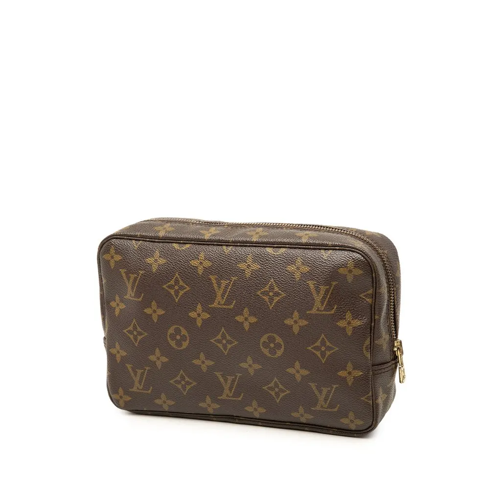 Louis Vuitton Monogram Trousse Toilette 23 Brown Canvas Very good - Back View