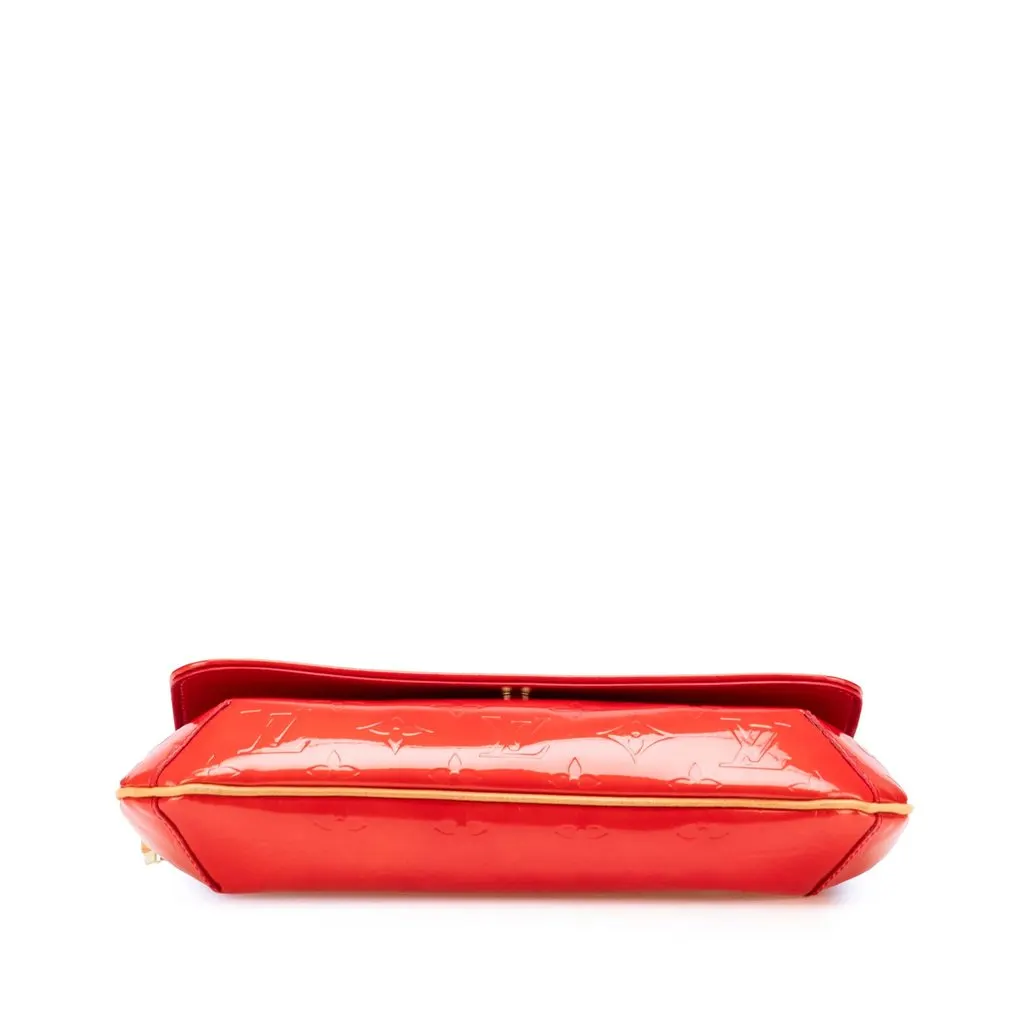 Louis Vuitton Monogram Vernis Thompson Street Red Leather Very good - Inside View