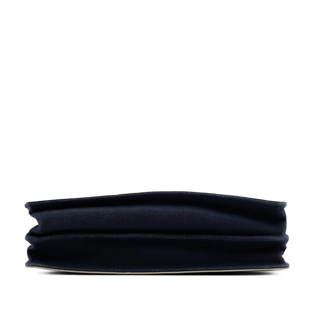 Balenciaga Canvas Navy Pochette M Crossbody Black Very good - Inside View