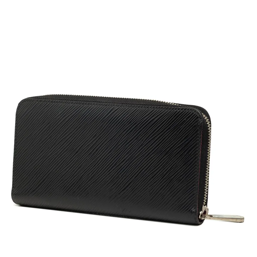 Louis Vuitton Epi Zippy Long Wallet Black Leather Very good - Back View