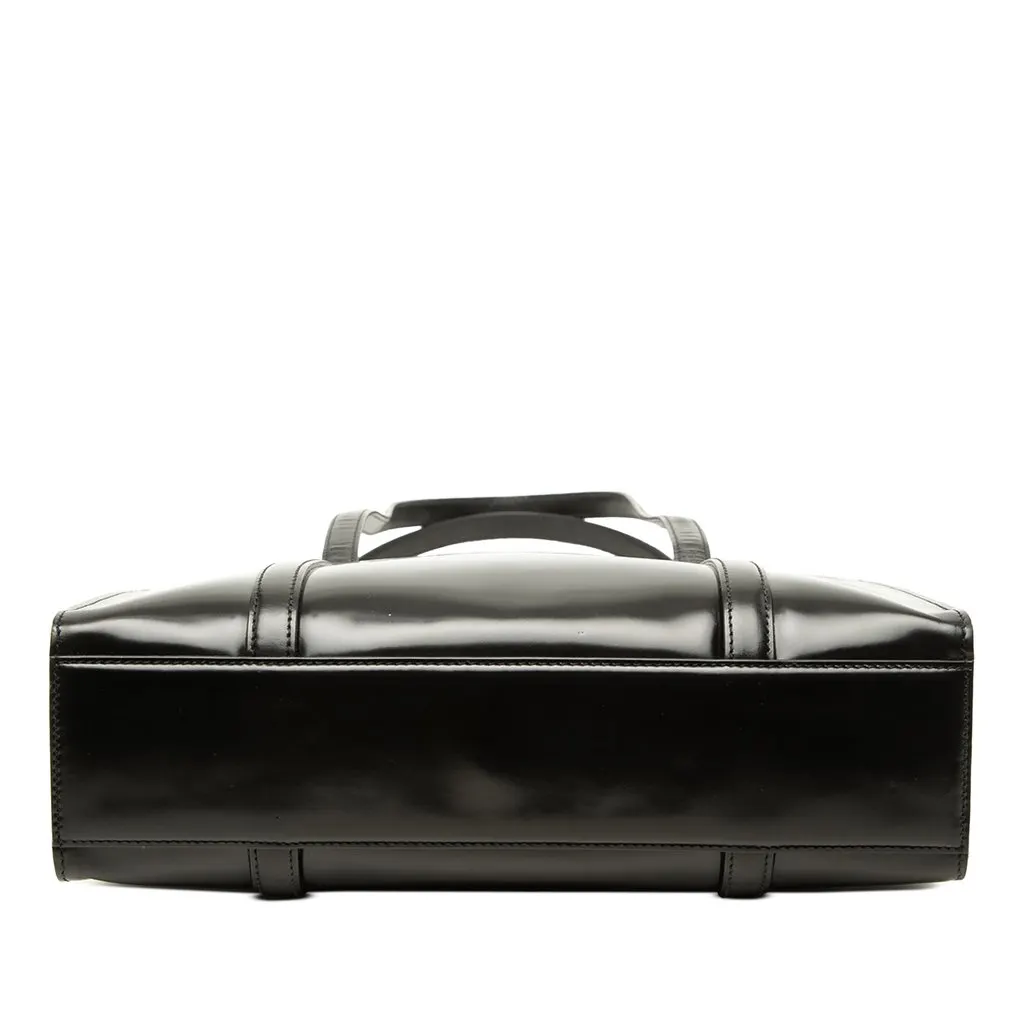Prada Spazzolato Leather Re Edition 1995 Tote Black Leather Good - Inside View