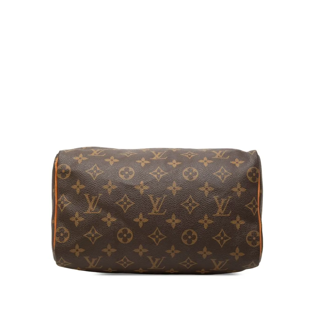 Louis Vuitton Monogram Speedy 25 Brown Canvas Good - Inside View