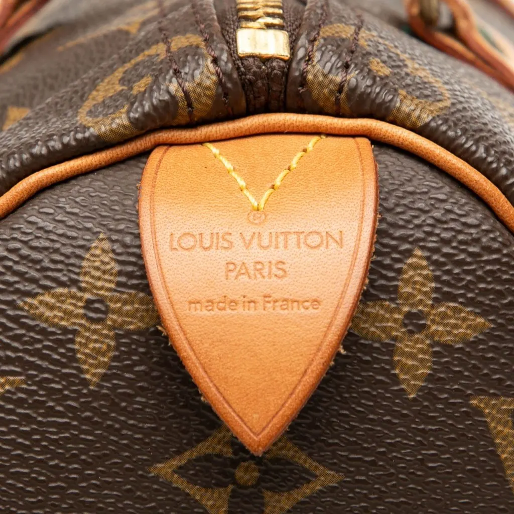 Louis Vuitton Monogram Speedy 25 Brown Canvas Good - Box View