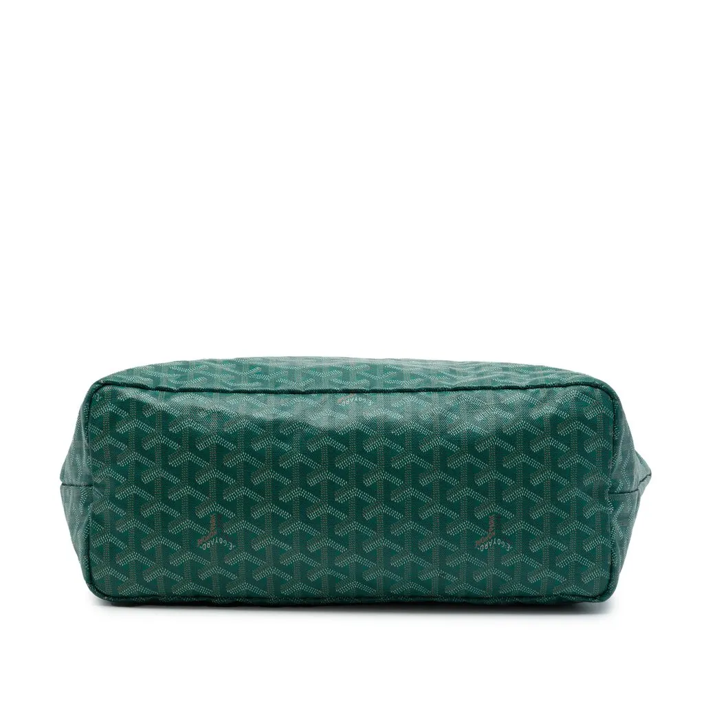 Goyard Goyardine Saint Louis PM Green Canvas Good - Inside View